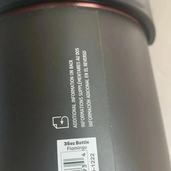 Igloo 36 oz Water Bottle Stainless Steel Flamingo Bronze New - Picture 9 of 10